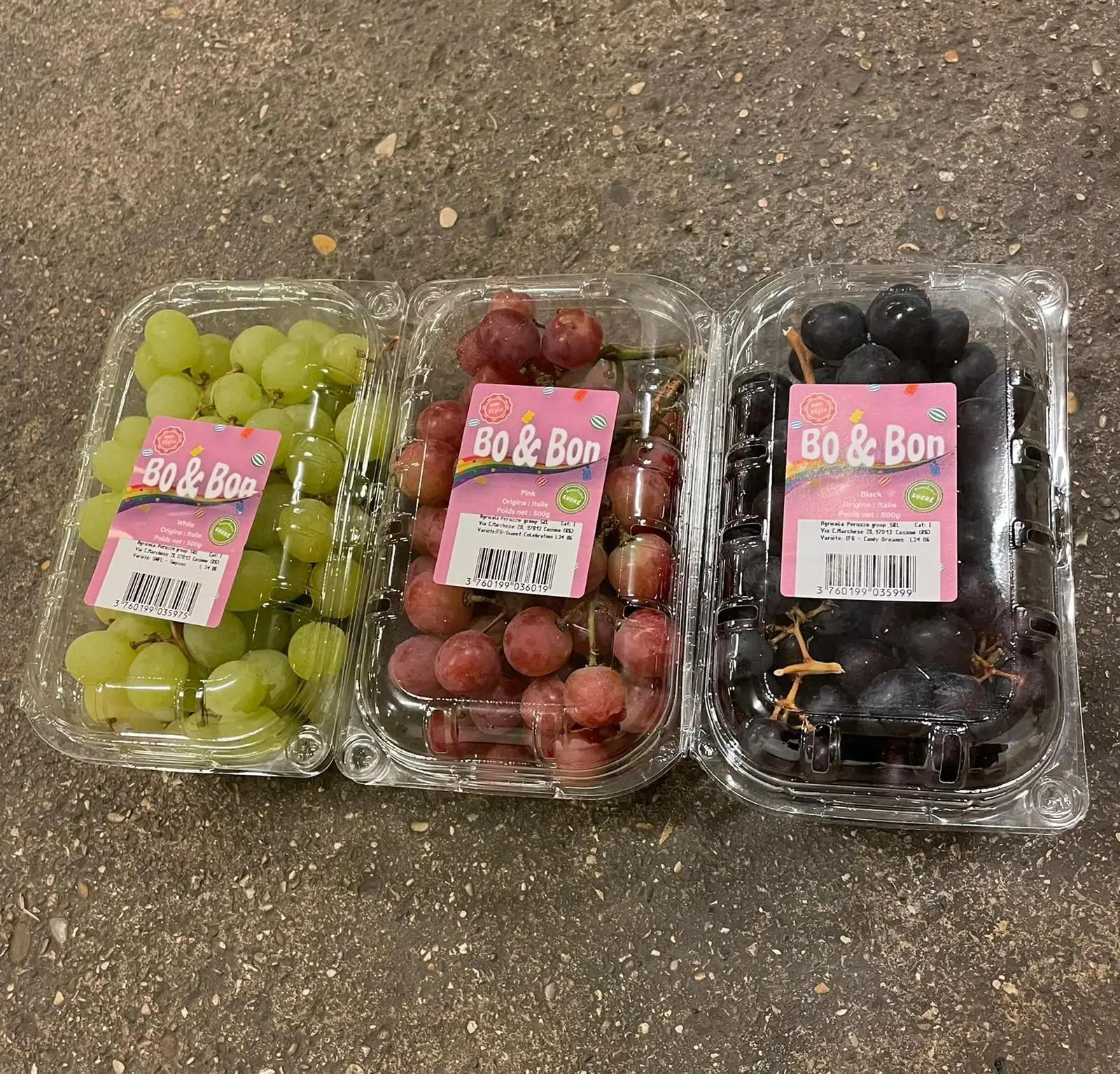 Variétés blanches, noires et roses